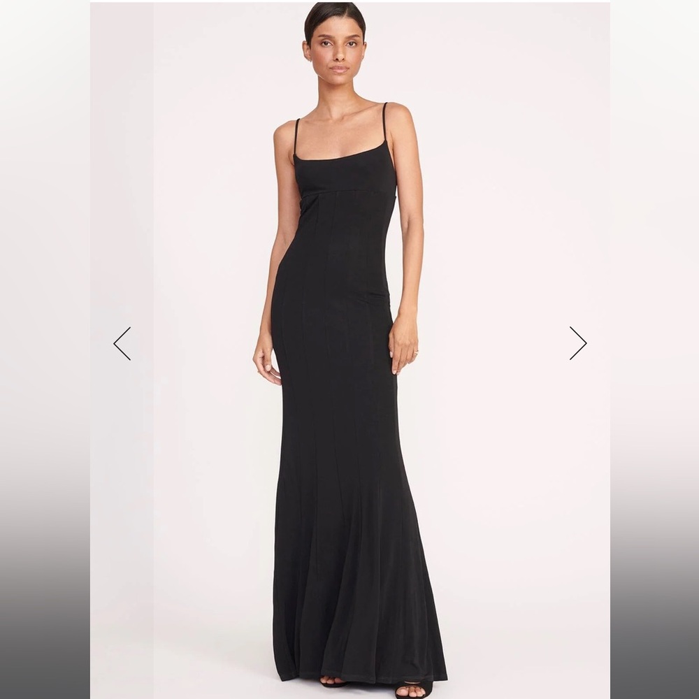 sachin and babi light blue dress STAUD | Dresses | Staud Black Fleur Evening Dress main image 1
